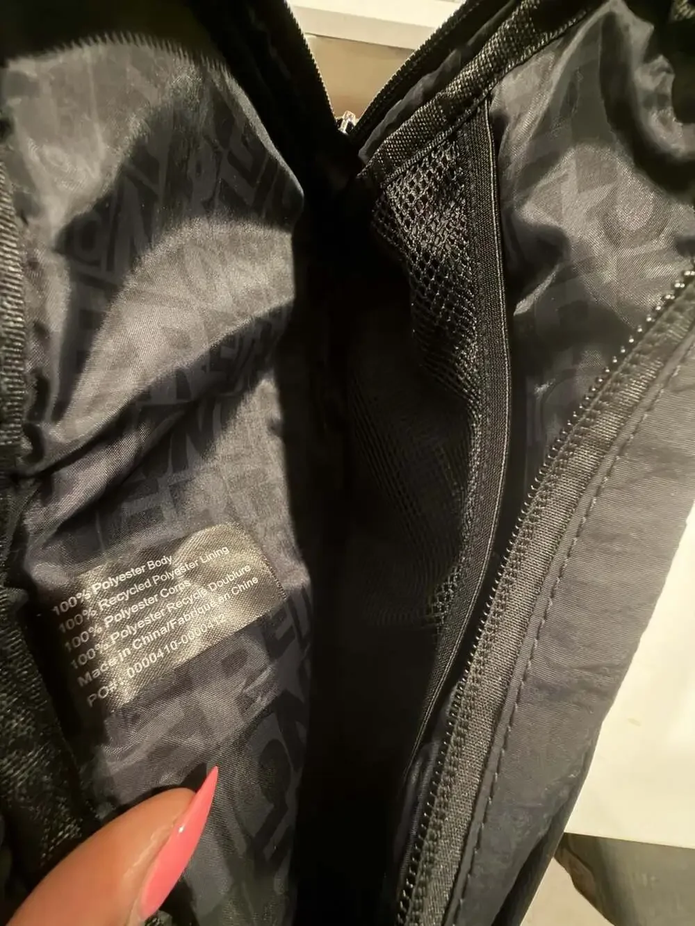 True Religion Black Porter Crossbody Sling Bag